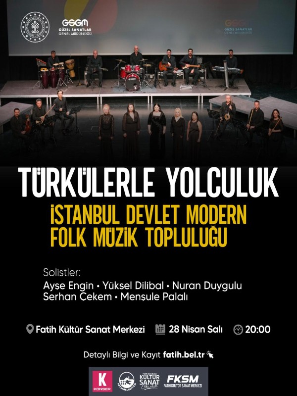 Türkülerle Yolculuk İstanbul Devlet Modern Folk Müzik Topluluğu