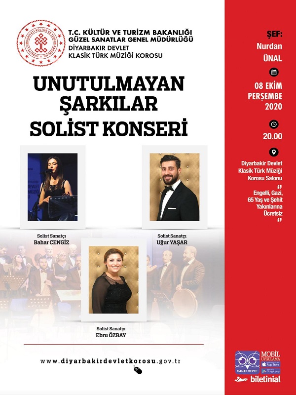 Unutulmayan Klasik Şarkılar 1 (Solist Konseri) Diyarbakır Devlet Klasik Türk Müziği Korosu