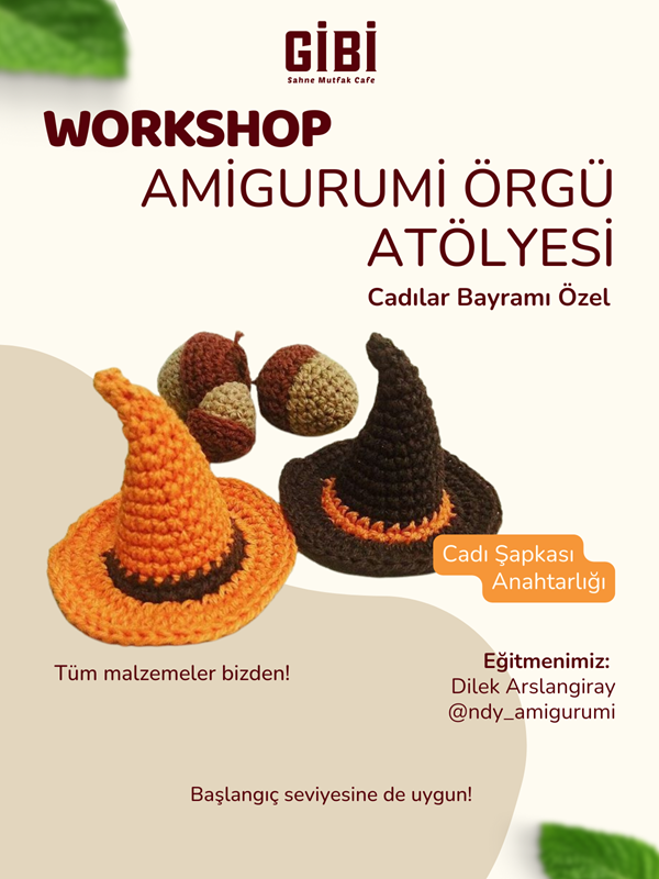 Workshop: Amigurumi Anahtarlık Atölyesi (Cadılar Bayramı Özel) -  - 