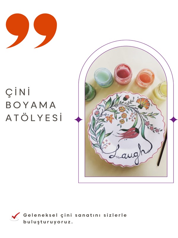 Yetişkinler İçin Çini Atölyesi