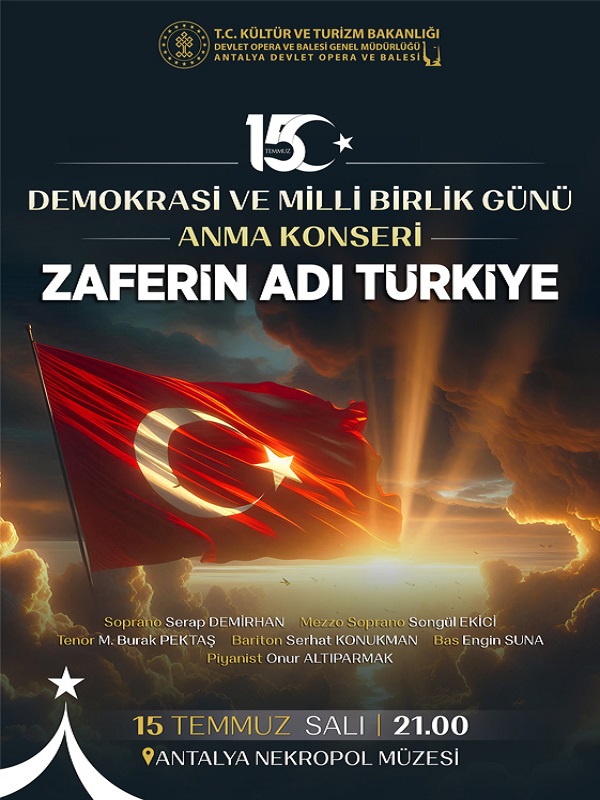 Zaferin Adı Türkiye Konseri - Antalya DOB